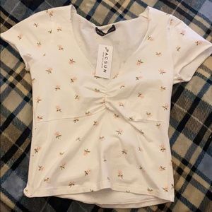 BRANDY MELVILLE brand new white Gina top nwt